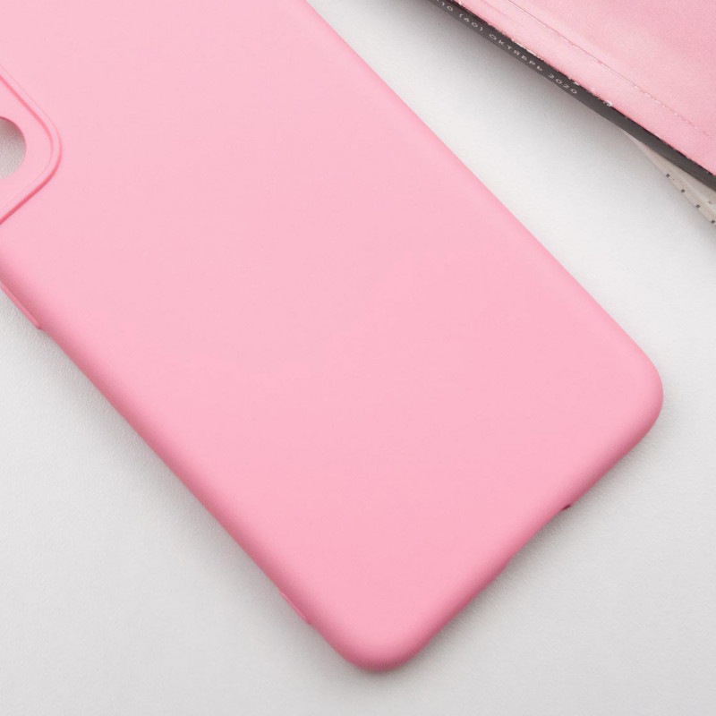 Фото Чехол Silicone Cover Lakshmi Full Camera (AA) для Samsung Galaxy S24 FE (Розовый / Pink) на vchehle.ua