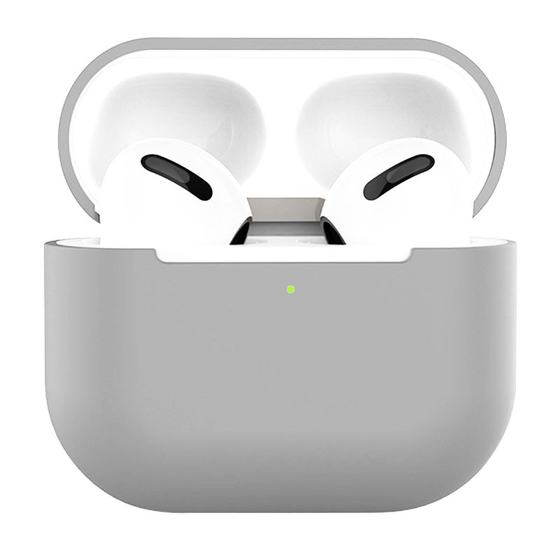 

Силіконовий футляр для навушників AirPods 3 (Сірий / Gray) 1231346