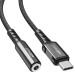 Фото Перехідник Acefast C1-07 USB-C to 3.5mm aluminum alloy (Black) в маназині vchehle.ua