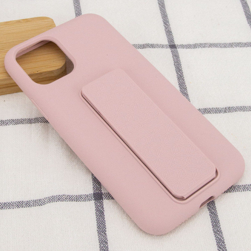 Купить Чехол Silicone Case Hand Holder для Apple iPhone 11 Pro (5.8") (Розовый / Pink Sand) на vchehle.ua