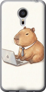 Чехол Funny Capybara CEO Working для Meizu MX5