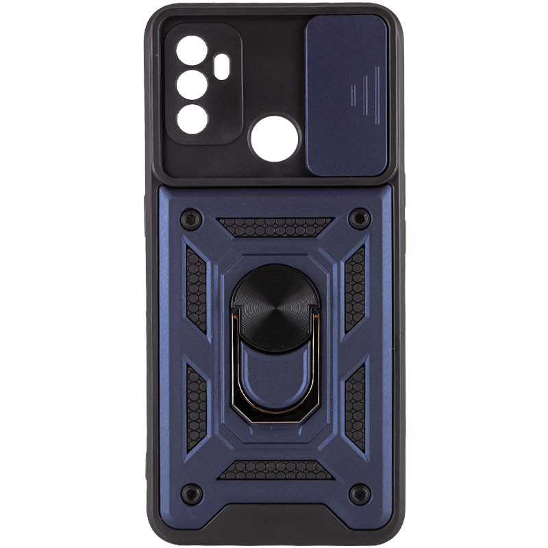 

Ударостійкий чохол Camshield Serge Ring for Magnet для OPPO A32 (Синій) 1162427