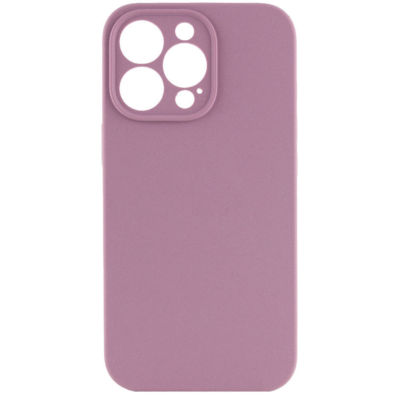 Чохол Silicone Case Full Camera Protective (AA) NO LOGO на Apple iPhone 14 Pro (6.1") (Ліловий / Lilac Pride)