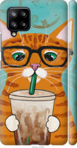 Чехол Зеленоглазый кот в очках для Samsung Galaxy A42 A426B