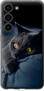Чехол Дымчатый кот для Samsung Galaxy S23