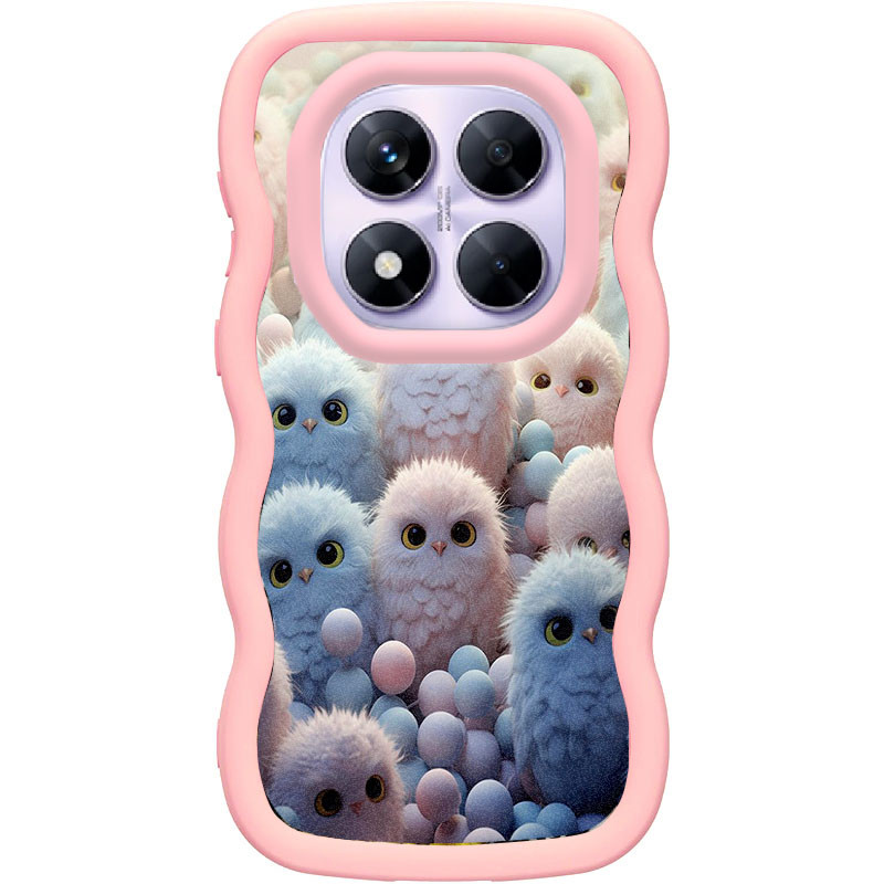 Чохол TPU Cloudy Pictures на Xiaomi Redmi Note 14 Pro 4G (Owls)