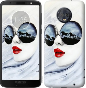 

Чохол Дівчина аквареллю на Motorola Moto G6 Plus 763572