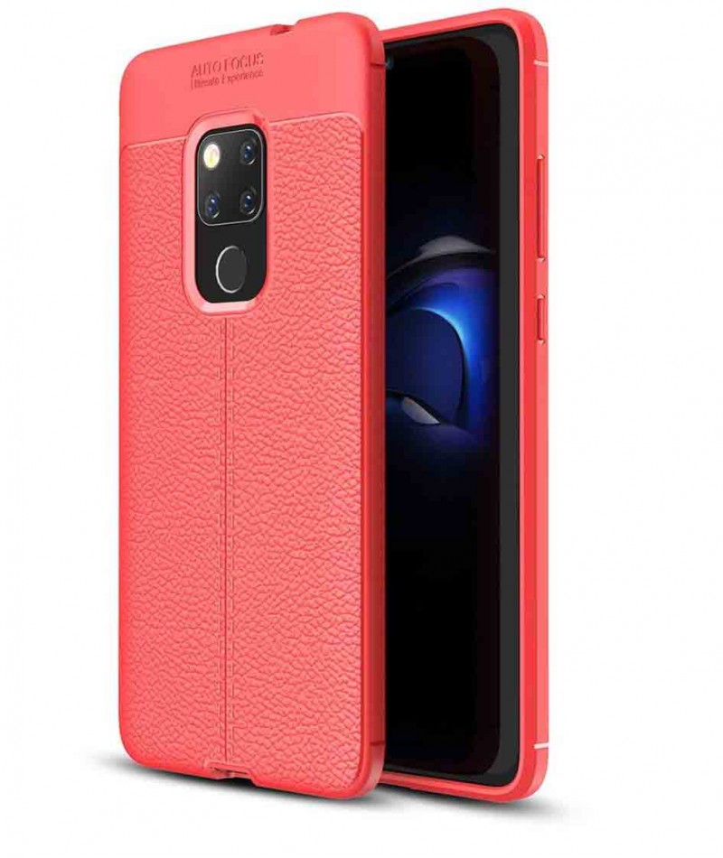 

TPU чехол iPaky Litchi Series для Huawei Mate 20 (Красный) 663900