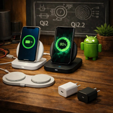 Qi2 и Qi2.2 в 2026 году: что это чем отличается от MagSafe и как выбрать зарядку под iPhone и Android