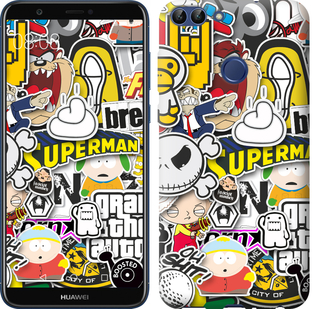 

Чехол Popular logos для Huawei Honor 9 Lite 657704