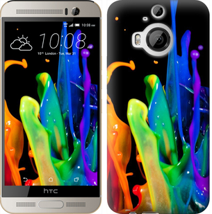 

Чохол бризки фарби на HTC One M9 Plus 381245