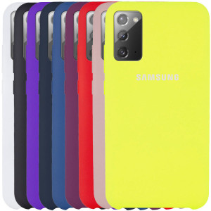 Чохол Silicone Cover (AAA) на Samsung Galaxy Note 20