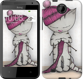 

Чехол Кошка рукодельница для HTC Desire 300 584170