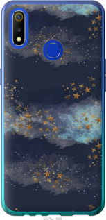 

Чехол Ночь золотые звезды для Realme 3 1406403