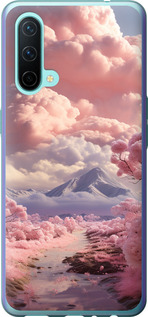 

Чехол Розовые облака для OnePlus Nord CE 1644947