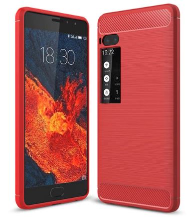 

TPU чехол iPaky Slim Series для Meizu Pro 7 Plus (Красный) 678516