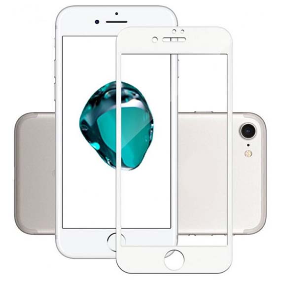 

Защитное цветное 3D стекло Mocolo для iPhone SE (2020) (Белый) 60632