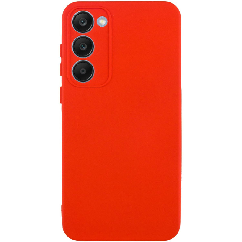 Чохол Silicone Cover Lakshmi Full Camera (A) на Samsung Galaxy S23 (Червоний / Red)