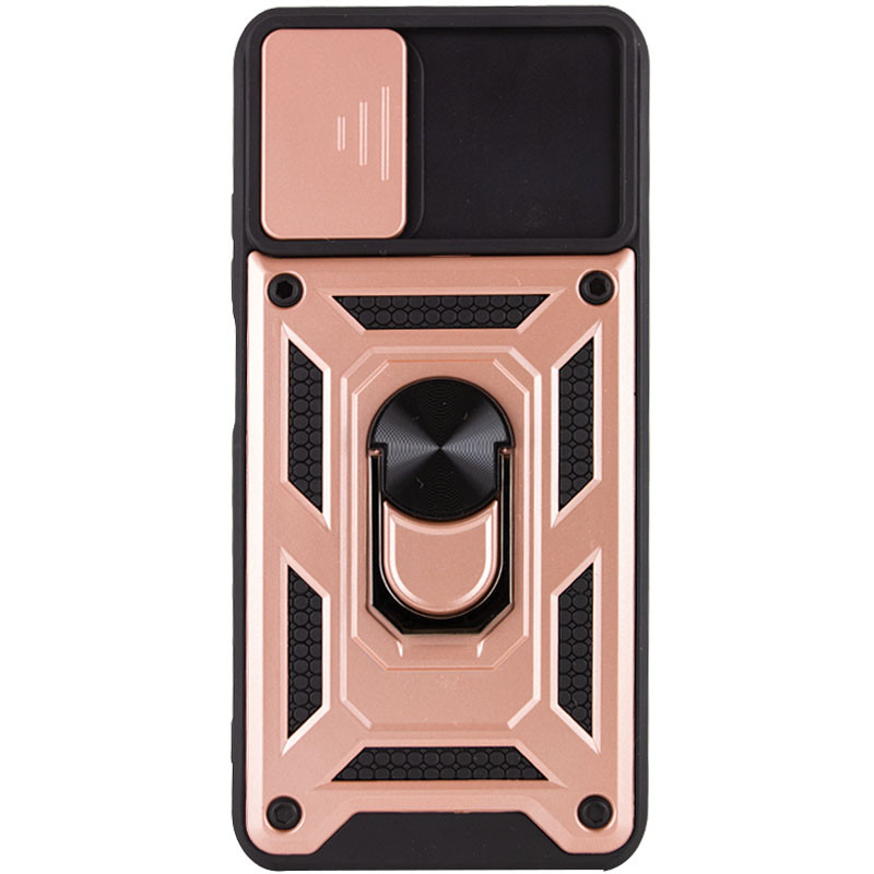 Фото Ударостійкий чохол Camshield Serge Ring на Samsung Galaxy A52 4G / A52 5G / A52s (Rose Gold) в маназині vchehle.ua