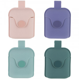 Силиконовый футляр на магните для наушников AirPods 1/2