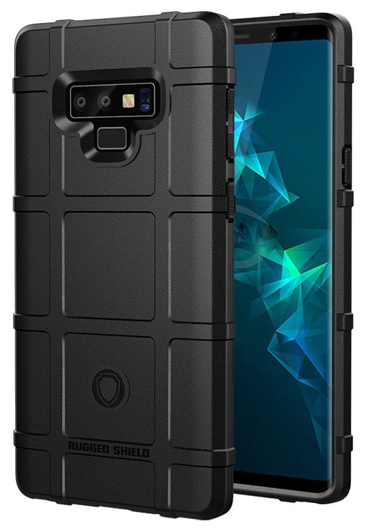 

TPU чехол Rugged Shield для Samsung Galaxy Note 9 (Черный) 682007