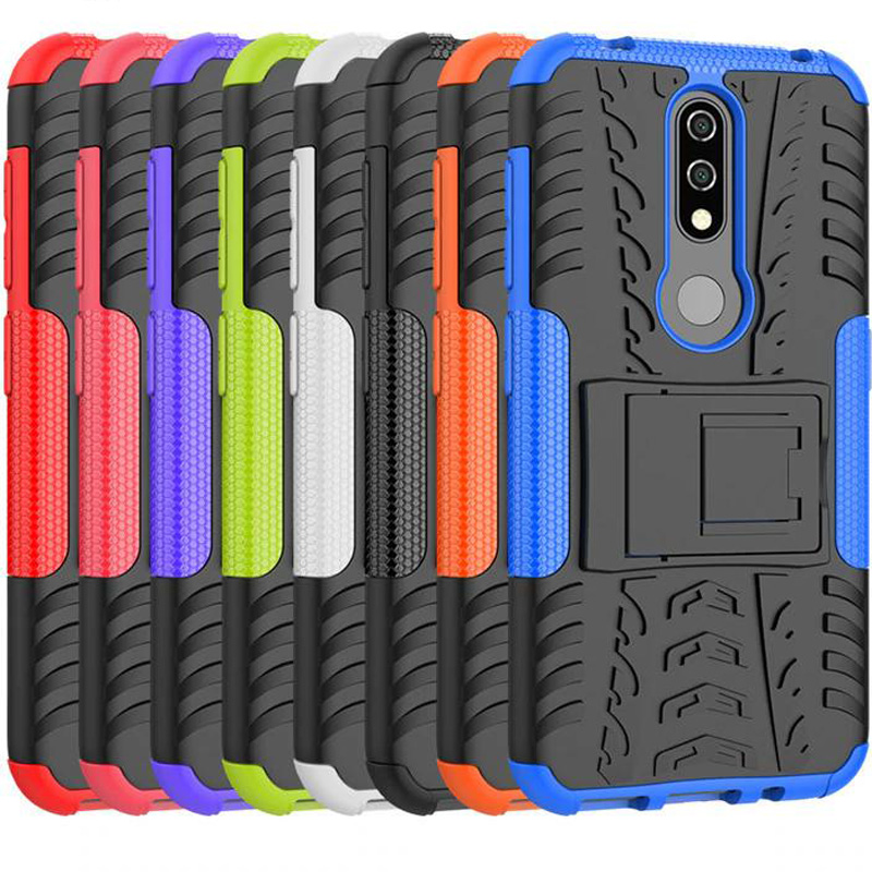 Купить Противоударный двухслойный чехол Shield для Nokia 4.2 с ...