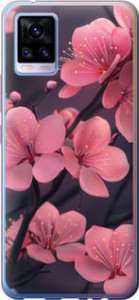Чохол Пурпурна сакура на Vivo V20