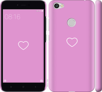 

Чехол Сердце 2 для Xiaomi Redmi Y1 912367