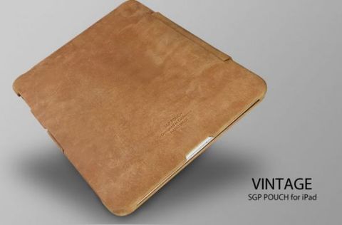 Фото Кожаный чехол SGP Vintage (замш)  для iPad на vchehle.ua