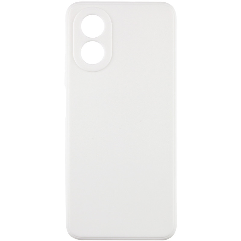 Силіконовий чохол Candy Full Camera на Oppo A38 / A18 (Білий / White)