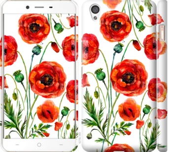 

Чехол Нарисованные маки для OnePlus X 744347