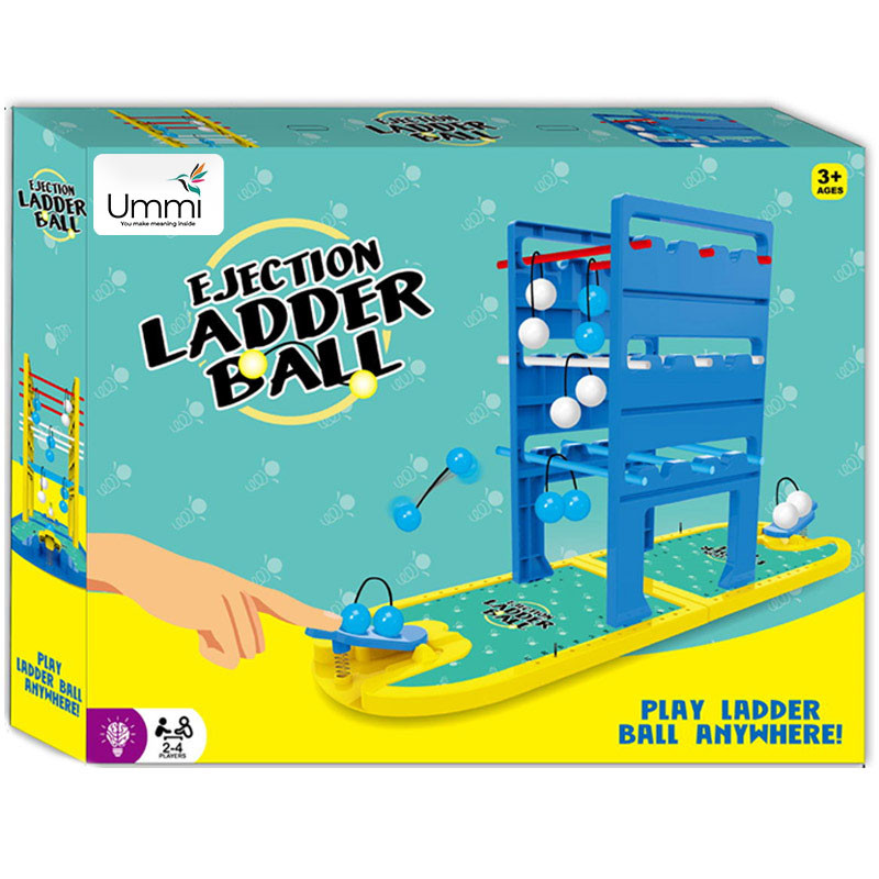 Фото Настольная интерактивная игра Ummi 22022 Ejection Ladder Ball (Blue / Yellow) на vchehle.ua