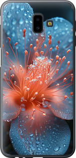 Чехол Роса на цветке для Samsung Galaxy J6 Plus 2018