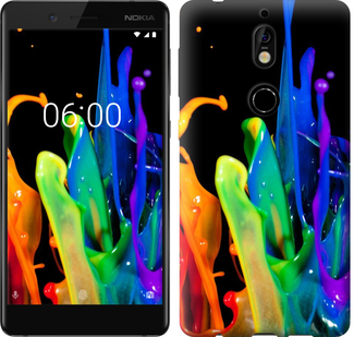 

Чохол бризки фарби на Nokia 7 654582
