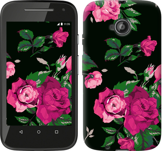 

Чохол Троянди на чорному тлі на Motorola Moto E2 547149