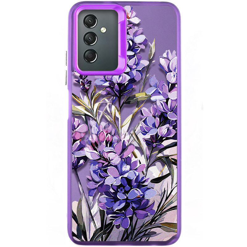 TPU+PC чехол TakiTaki Magic glow для Samsung Galaxy A14 4G/5G (Lavender / Purple)