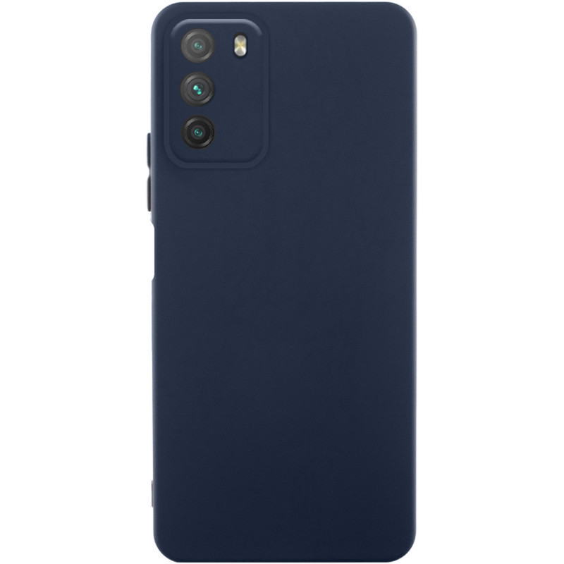 Чехол Silicone Cover Lakshmi Full Camera (AA) для Xiaomi Poco M3 (Синий / Midnight Blue)
