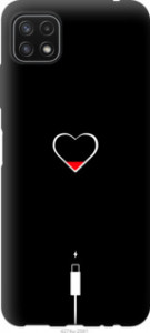 Чехол Подзарядка сердца для Samsung Galaxy A22 5G A226B