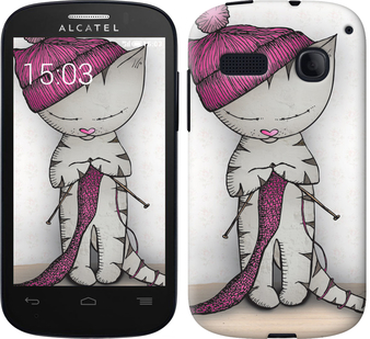 

Чохол Кішка рукодільниця на Alcatel One Touch Pop C3 4033D 584483