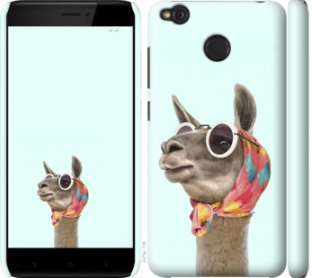 

Чехол Модная лама для Xiaomi Redmi 4X 753285