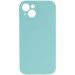 Чехол Silicone Case Full Camera Protective (AA) NO LOGO для Apple iPhone 14 (6.1") (Бирюзовый / Marine Green)