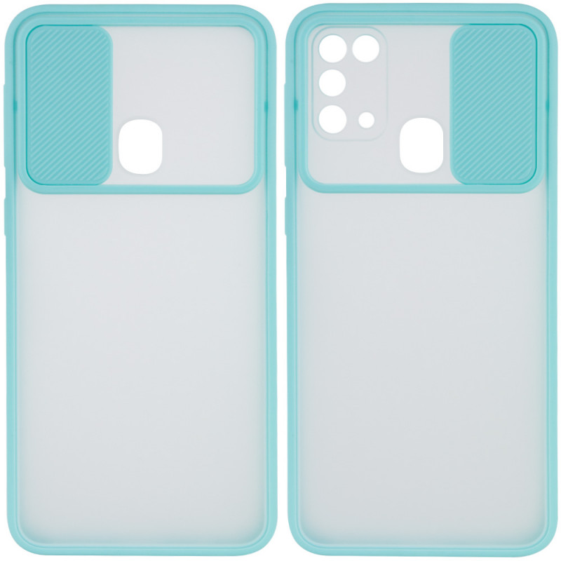 

Чехол Camshield mate TPU со шторкой для камеры для Samsung Galaxy M31 (Бирюзовый) 923468