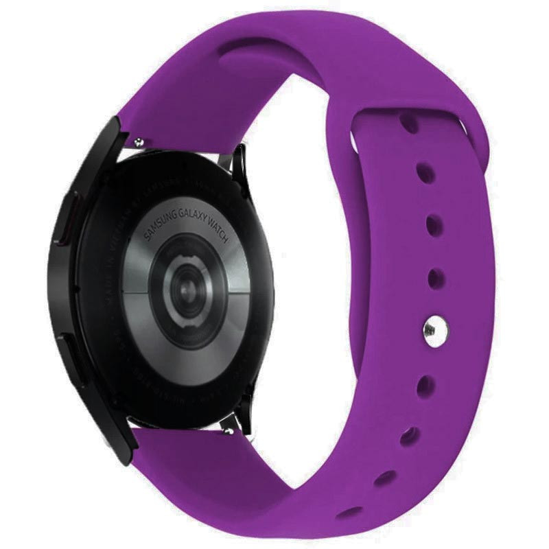 Силиконовый ремешок Sport для Smart Watch 20mm (Фиолетовый / Dark Purple)