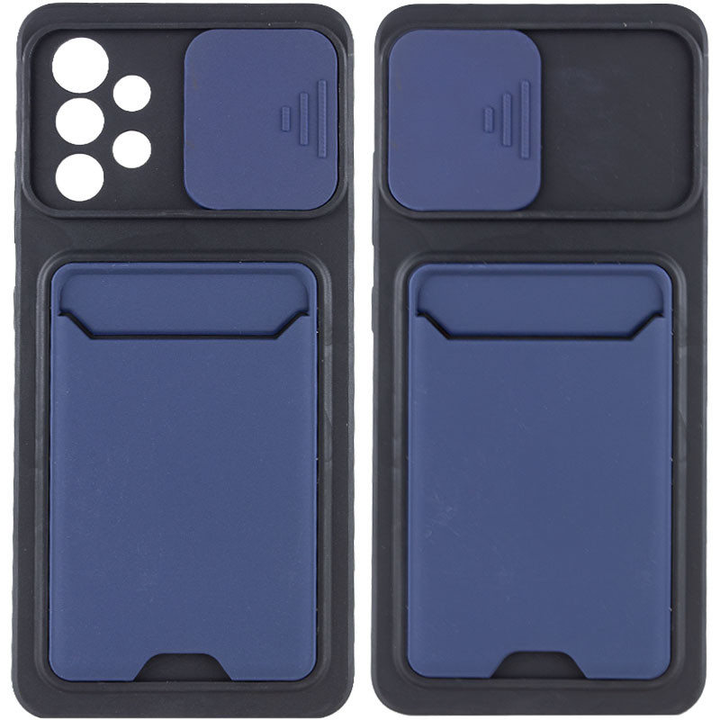 

TPU+PC чохол Card Holder на Samsung Galaxy A32 4G (Синій) 1213575