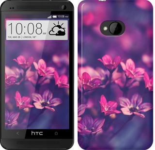 

Чохол Пурпурні квіти на HTC One M7 176521