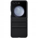 Шкіряний чохол Leather Case (AAA) на Samsung Galaxy Z Flip6 (Black)