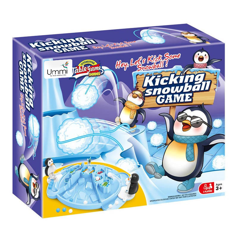 Фото Настольная интерактивная игра Ummi 11818 Kicking Snowball Game (Blue) на vchehle.ua