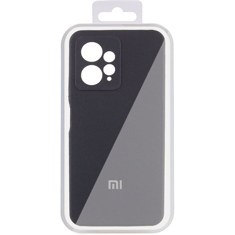 Купити Чохол Silicone Cover Lakshmi Full Camera (AA) with logo на Xiaomi Redmi Note 12 4G (Чорний / Black) на vchehle.ua