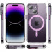 Фото Чехол TPU+PC Colorful with Magnetic Safe для Apple iPhone 14 (6.1") (Pink) на vchehle.ua