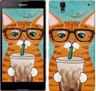 

Чехол Зеленоглазый кот в очках для Sony Xperia T2 Ultra Dual D5322 625319